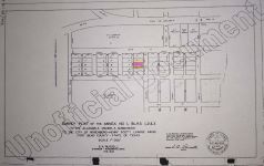 Plat Diagram of Subdivision (Allendale Manor Section Three)